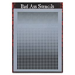 Airbrush Face and Body Stencils - Front view of package of Halftone stencil