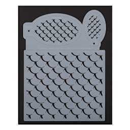 Graftobian Triple Threat Airbrush Stencil  - Merfolk