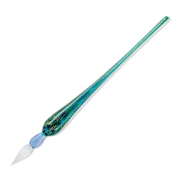 Manuscript Glass Dip Pen, turquoise