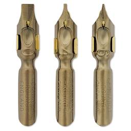 Manuscript Leonardt Dip Pen Nibs - Round Hand No. 3, Set of 3