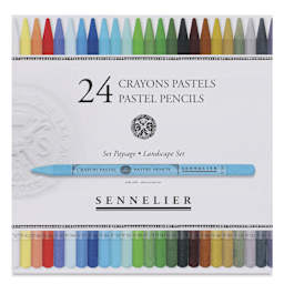 Sennelier Woodless Pastel Pencils - Set of 24, Landscape, front of packaging