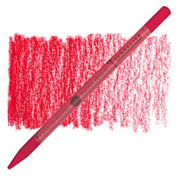 Sennelier Woodless Pastel Pencil - Carmine, pencil and swatch