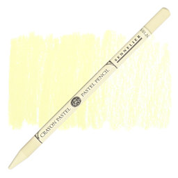 Sennelier Woodless Pastel Pencil - Naples Yellow, pencil and swatch