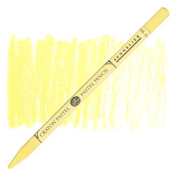 Sennelier Woodless Pastel Pencil - Cadmium Yellow Light Hue, pencil and swatch