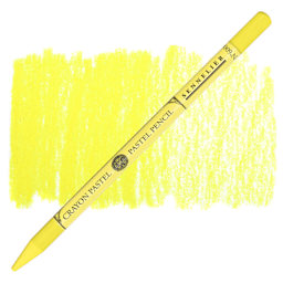 Sennelier Woodless Pastel Pencil - Lemon Yellow, pencil and swatch
