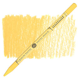 Sennelier Woodless Pastel Pencil - Cadmium Yellow Deep Hue, pencil and swatch