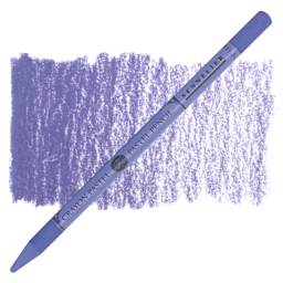 Sennelier Woodless Pastel Pencil - Blue Violet, pencil and swatch