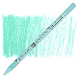 Sennelier Woodless Pastel Pencil - Cinereous Green, pencil and swatch