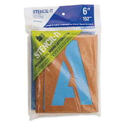 Oil Board Lettering Stencils - 6" Set