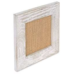 Hampton Art Weathered Frame with Burlap Panel