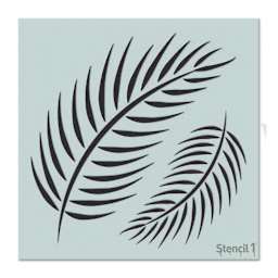 Stencil1 Stencil - Palm Fronds, Large, 11'' x 11''
