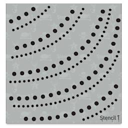 Stencil1 Stencil - String of Dots, 5-3/4" x 6"