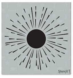 Stencil1 Stencil - Radial, 5-3/4" x 6"