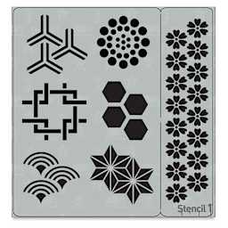 Stencil1 Stencil - Journal Patterns, 5-3/4" x 6"