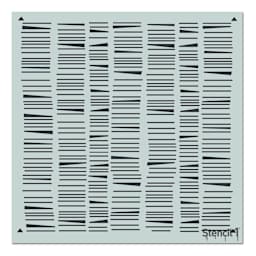 Stencil1 Stencil - Thatch, Repeat Pattern, 11" x 11"