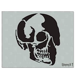 Stencil1 Stencil - Skull Profile, 8-1/2'' x 11''