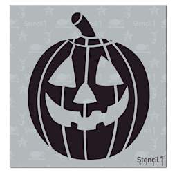 Stencil1 Stencil - Jack o Lantern, 5-3/4'' x 6''