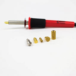 Excel Blades Wood Burning Kit for Beginners - pen next to interchangeable tips