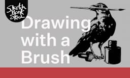 sketchbook skool drawing with a brush