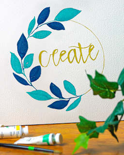 Watercolor Wreath