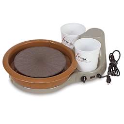 Speedball Artista Potter's Wheel, Right Handed - holding board and cups