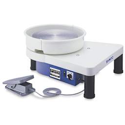 Nidec Shimpo VL-Whisper Potter's Wheel- Adjustable Legs in the Lowest Position