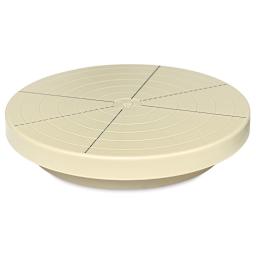 Richeson Plastic Banding Wheel - Angled view of wheel showing height