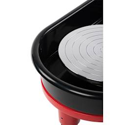 Skutt Red Legend Pottery Wheel - 1/3 HP w/ SSX Controller Pedal close-up