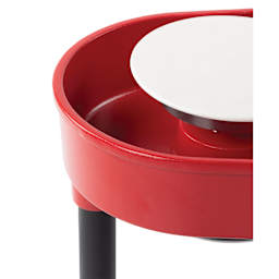 Skutt Red Classic Pottery Wheel - 1/3 HP w/ SSX Controller Pedal close-up