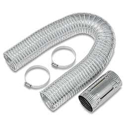 Skutt Envirovent 2 Ducting Extension Kit - Components of Kit shown
