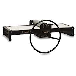 Brent SR-14 Slab Roller - Angled view of Roller shown as table model