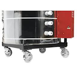 Rolling Kiln Stand for 10-Sided Kilns - in use