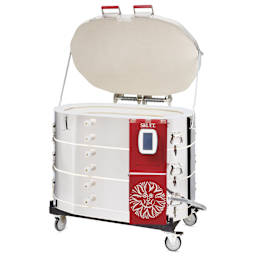 Skutt KMT Series Kilnmaster Touchscreen Kiln - KMT-1427-3PK, Cone 10, 208V-1P, 80A - open