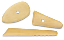 Potters' Throwing Ribs - Three tools shown together
