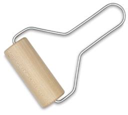 Kemper Clay Roller - Top view of Roller and Wire Handle