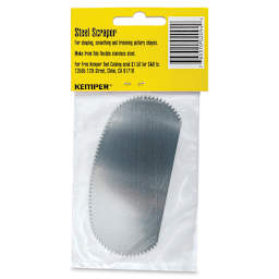 Kemper Steel Scrapers - 3-3/4", Serrated Edge, back of packaging