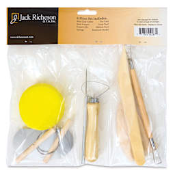 Richeson Economy Pottery Tool Kit - Set of 8 back of packaging
