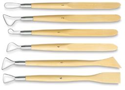Single End Tools - Set of 6 Ribbon Set Tools shown horizontally
