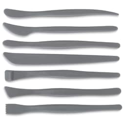 Richeson Student Clay Modeling Tool Sets - 7 different Tools shown horizontally