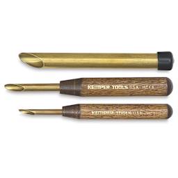 Kemper Clay Hole Cutters - 3 sizes of Hole Cutters shown horizontally