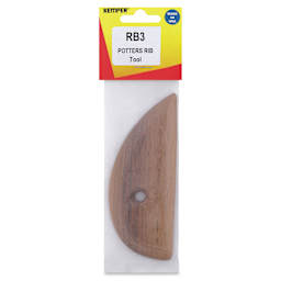 Kemper Hardwood Potter's Rib - RB3, 4-1/4" front of packaging