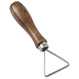 Kemper Ceramic Loop Tool - 5", Triangle, 1-3/4" close-up