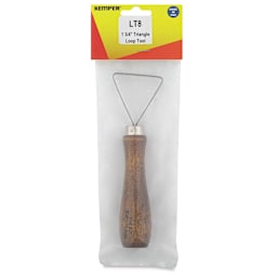 Kemper Ceramic Loop Tool - 5", Triangle, 1-3/4" front of packaging