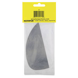 Kemper Steel Scrapers - 4-5/8", Smooth Edge, back of packaging