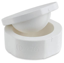 Mayco Slump and Hump Molds - Two piece Circle Mold shown slightly open