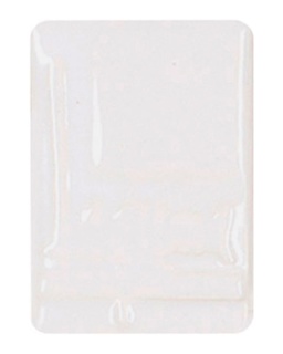 Laguna Lead-Free Gloss Glazes - Tile showing Alabaster White Glaze