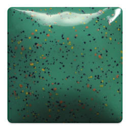 Mayco Speckled Stroke & Coat Glaze - Speckled Jaded, fired at cone 06 oxidation