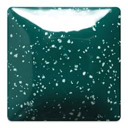 Mayco Speckled Stroke & Coat Glaze - Speckled Teal Next Time, fired at cone 06 oxidation