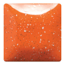 Mayco Speckled Stroke & Coat Glaze - Speckled Orange-A-Peel, fired at cone 06 oxidation