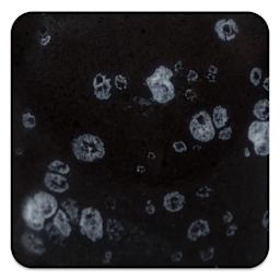 Mayco Speckled Stroke & Coat Glaze - Speckled Tuxedo, fired at cone 10 reduction